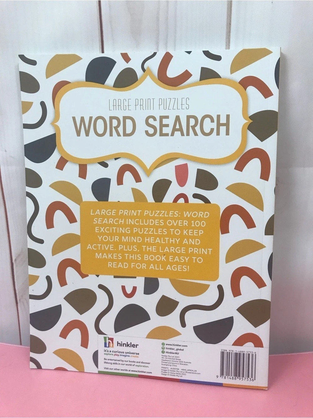 Hinkler Large Print Puzzles Word Search Book 100 Puzzles - Picture 2 of 2